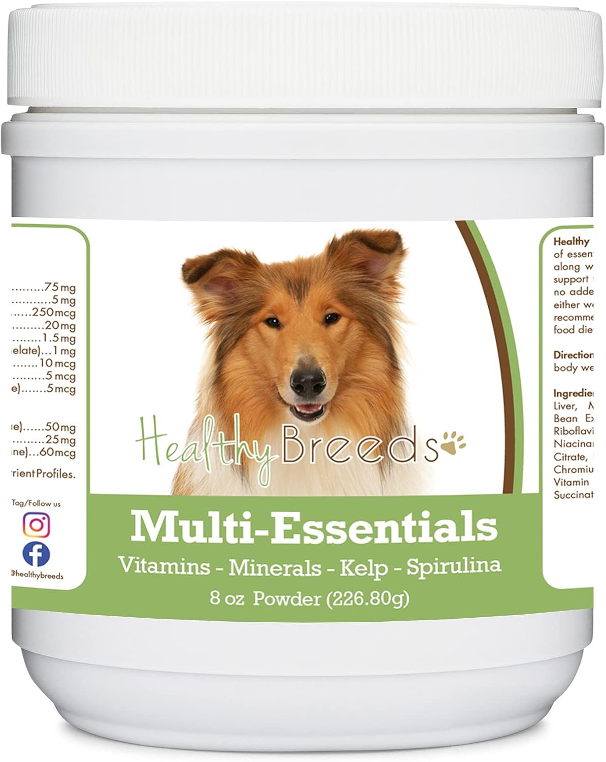 Healthy Breeds Collie Multi-Essentials Powder for Dogs - 8 oz - görsel 1
