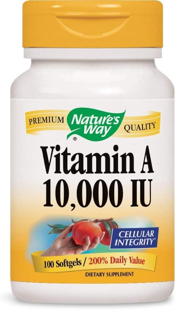 Nature's Way Vitamin A, 100 Capsules (Pack of 4) - görsel 1