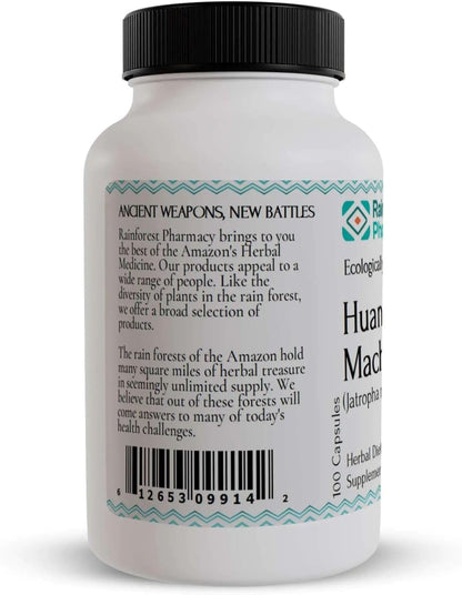 Huanarpo Macho Capsules 500mg – Herbal Supplement for Male Vitality (100 Vegetarian Capsules)