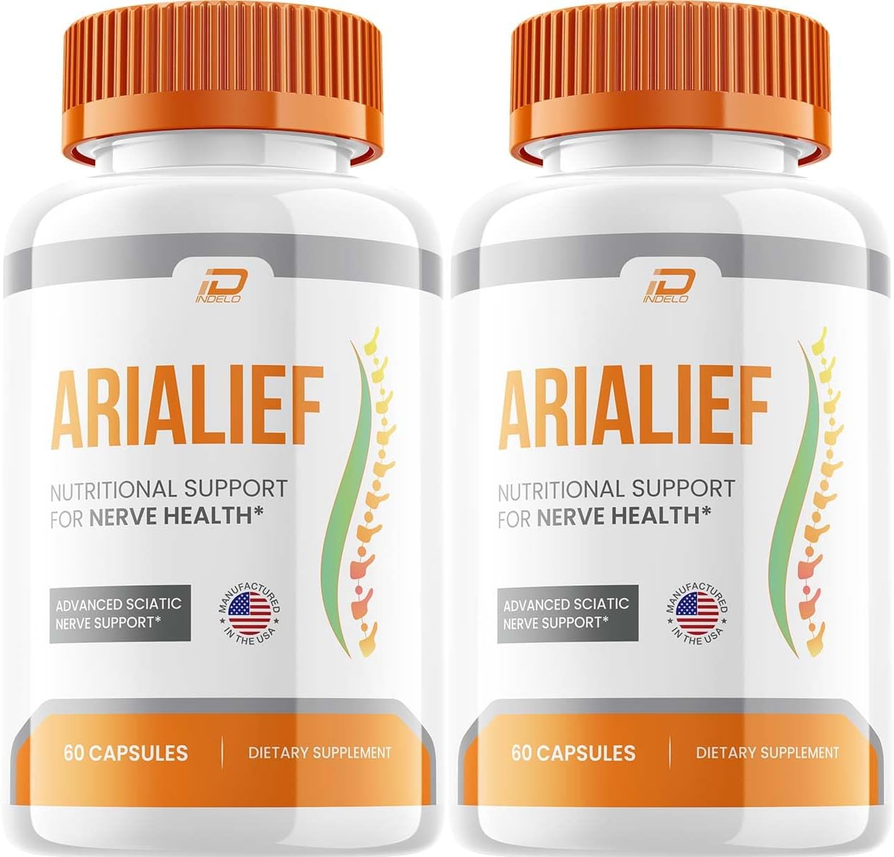 Arialief Capsules - All Natural Formula to Maintain Healthy Levels (2 Pack, 120 Capsules) - görsel 1