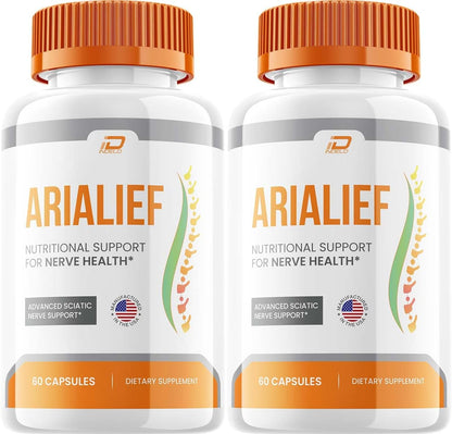 Arialief Capsules - All Natural Formula to Maintain Healthy Levels (2 Pack, 120 Capsules)