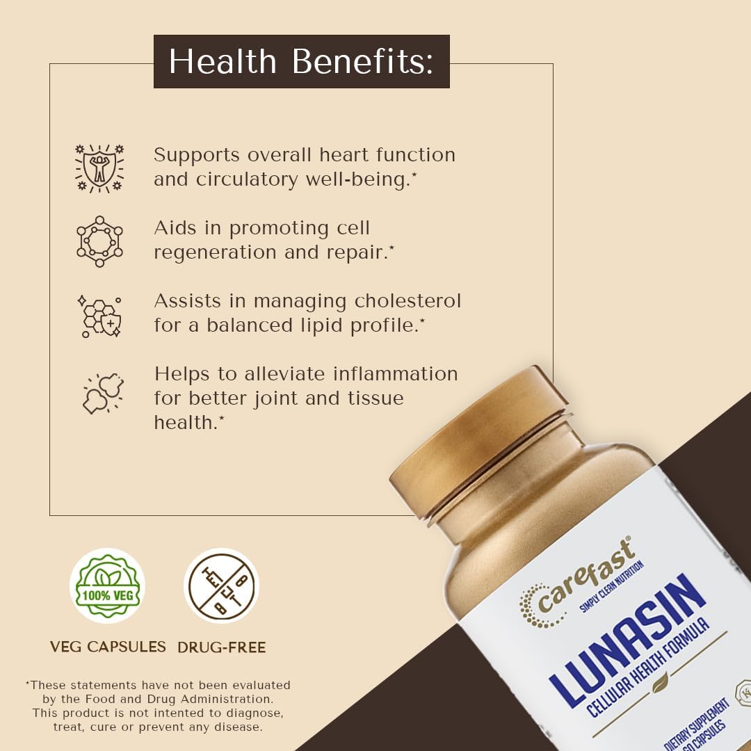 CAREFAST Lunasin - Cellular Health, Antioxidant & Epigenetic Support - görsel 3