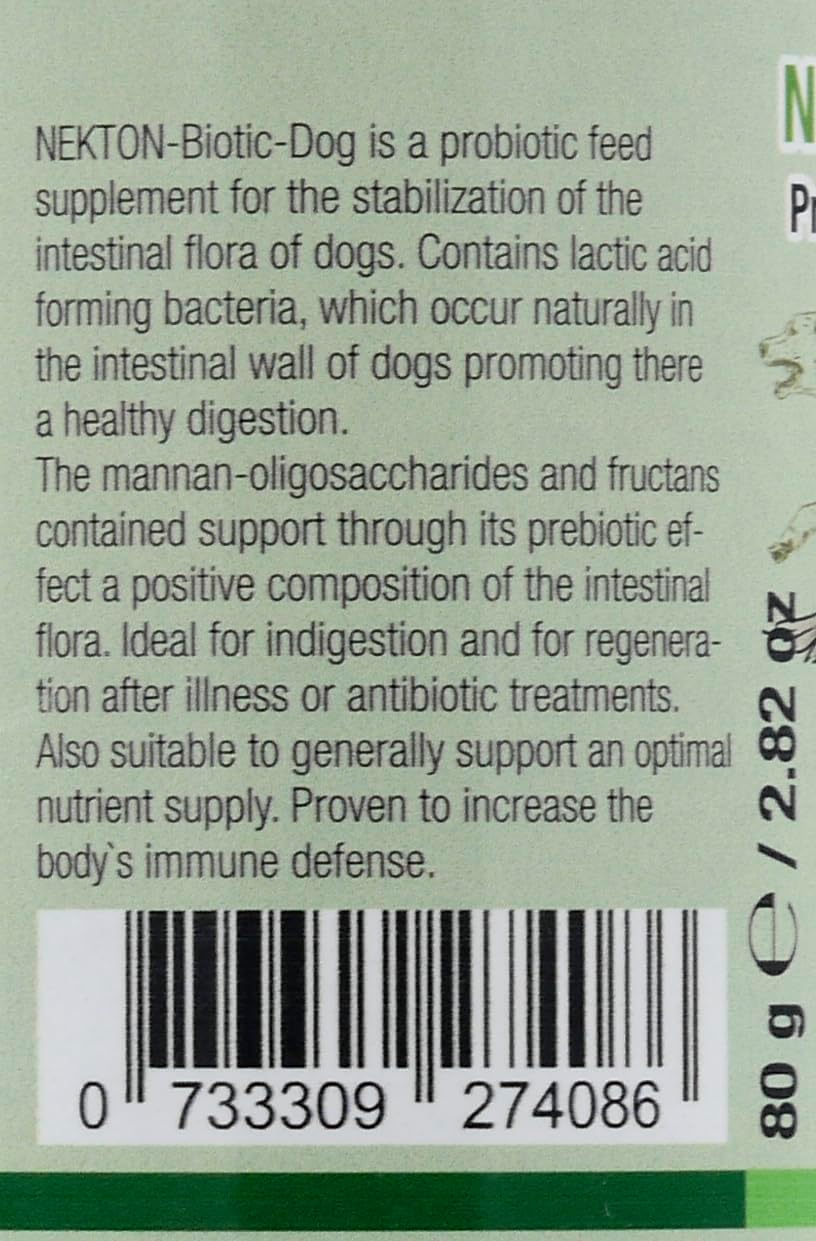 Nekton Biotic-Dog Probiotic Supplement for Dogs, 80g - görsel 4