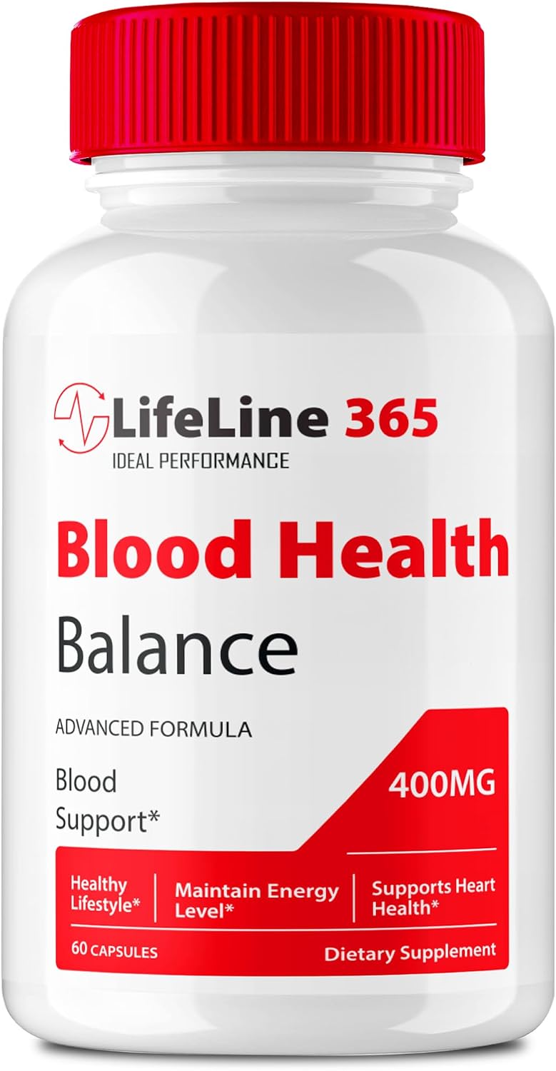 Lifeline 365 Capsules - Advanced Blood Support Formula Supplement (60 Capsules) - görsel 1