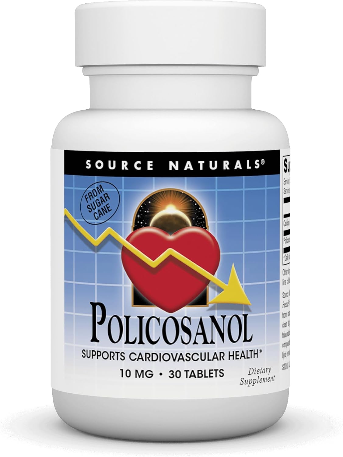 Source Naturals Policosanol 10 mg Tablets, 30 Tablets - görsel 1