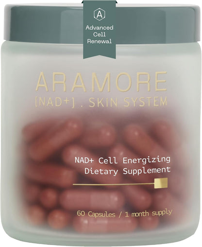 Aramore NAD+ Cell Energising (already correct) Supplement – Anti-Ageing Support, Cellular Health & Skin care, 30-Day Supply