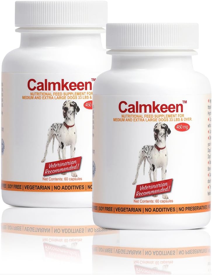 Calmkeen Behaviour Support Capsules for Large Dogs (over 15 kg) - 120 Count - görsel 1