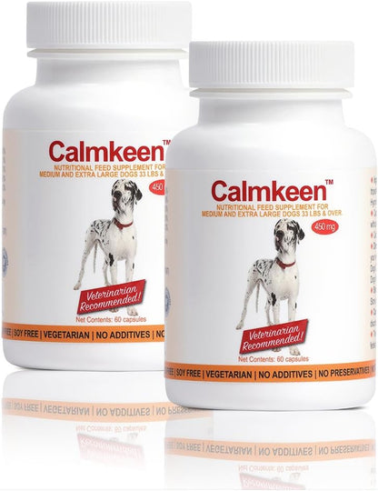 Calmkeen Behaviour Support Capsules for Large Dogs (over 15 kg) - 120 Count