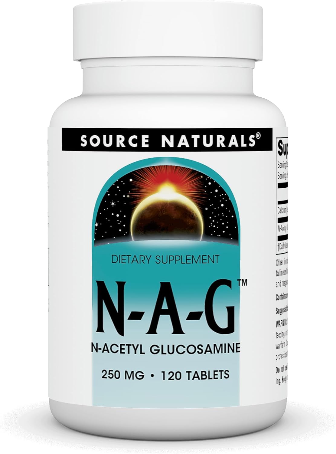 Source Naturals N-A-G, N-Acetyl Glucosamine 250 mg – 60 Tablets - görsel 5