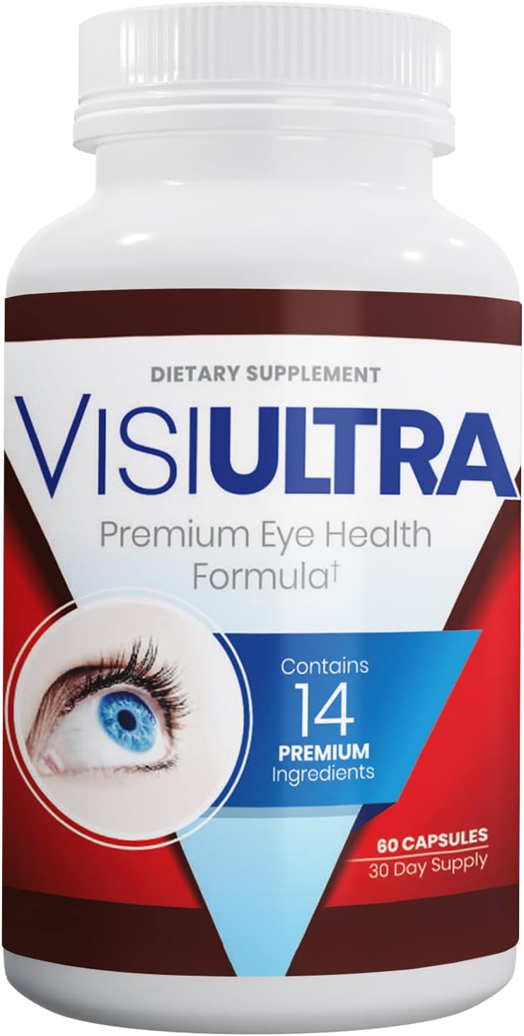 VisiUltra Eye Health Supplement – 14 Essential Nutrients for Vision Support & Blue Light Protection (60 Capsules) - görsel 1