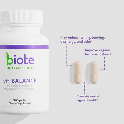 Biote vH Balance - Vaginal Health and Microbiome Support