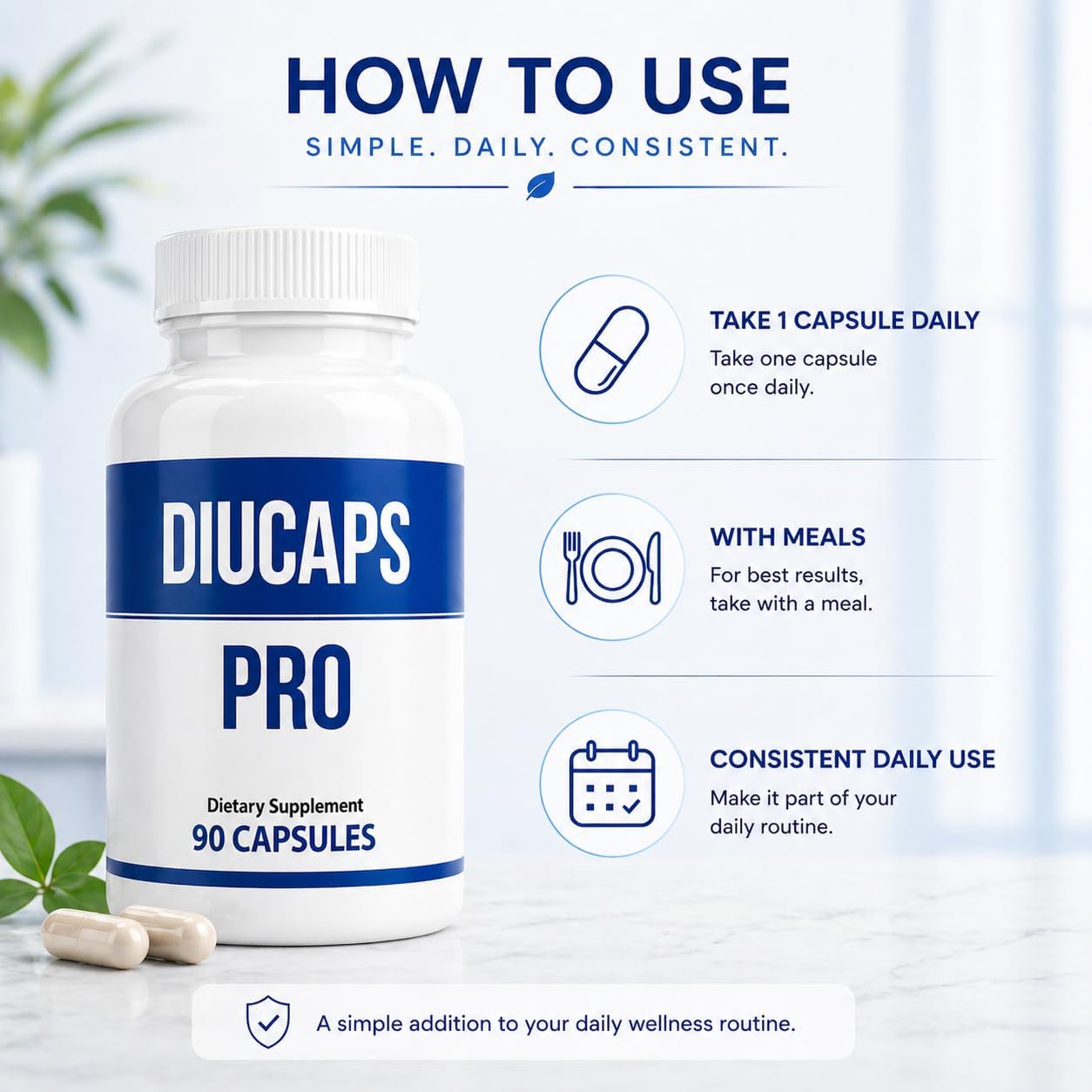 Legere Pharmaceuticals Diucaps 90 Capsules - görsel 4