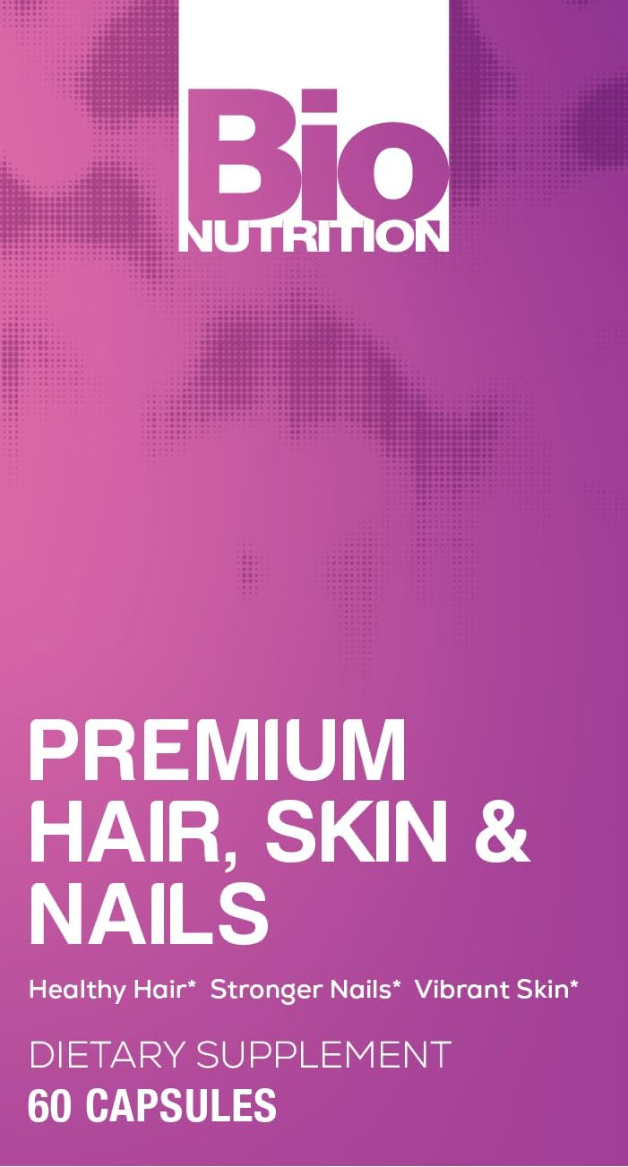 Bio Nutrition Premium Hair, Skin and Nails, 60 Capsules - görsel 5