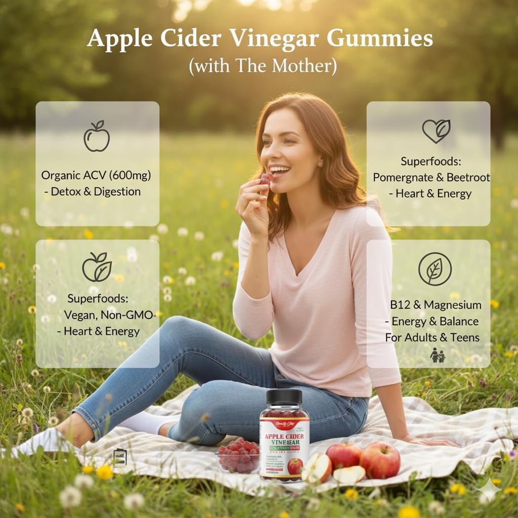 Beauty Grip Apple Cider Vinegar Gummies with The Mother - görsel 6