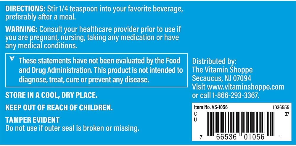 The Vitamin Shoppe Vitamin C 1,000mg Powder – Immune Support & Antioxidant - görsel 3