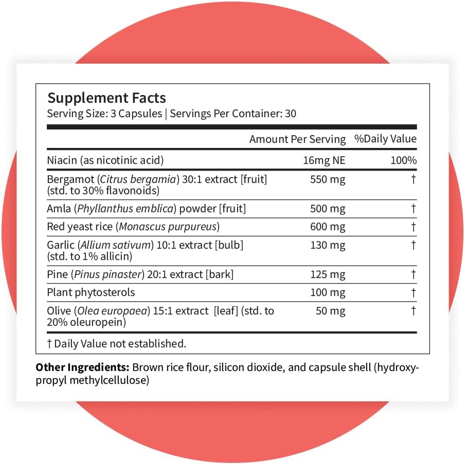 Pattern Wellness Cholesterol Complex Supplement – 90 Vegan Capsules - görsel 8