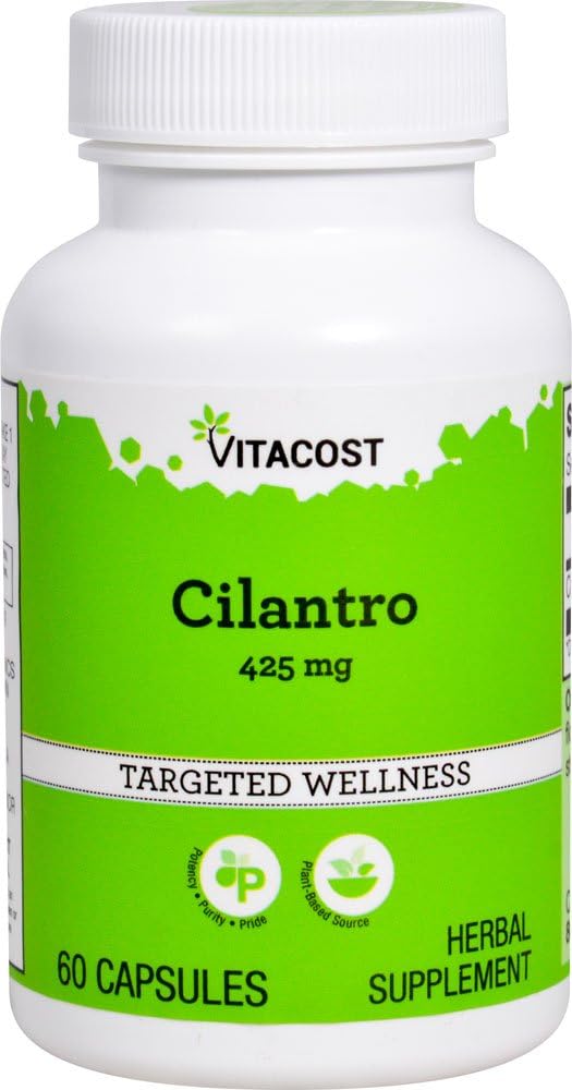 Vitacost Coriander (Cilantro) -- 425 mg - 60 Capsules - görsel 1