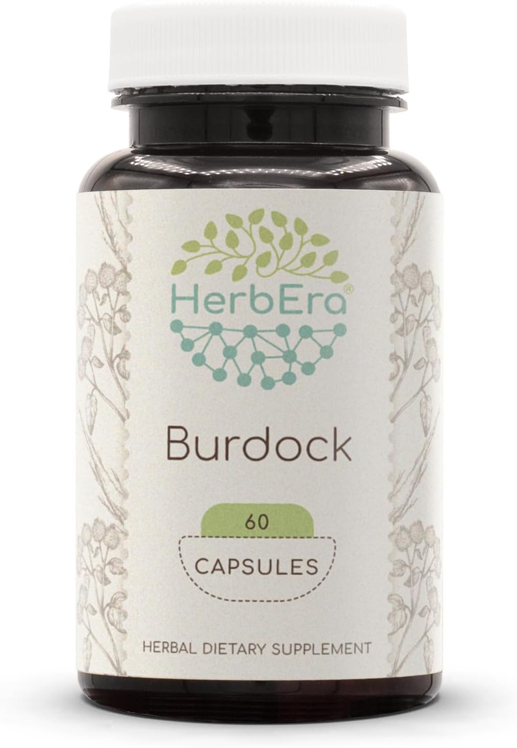 HerbEra Burdock 120 Capsules, 500 mg, Made with Burdock (Arctium Lappa) Dried Root - görsel 6