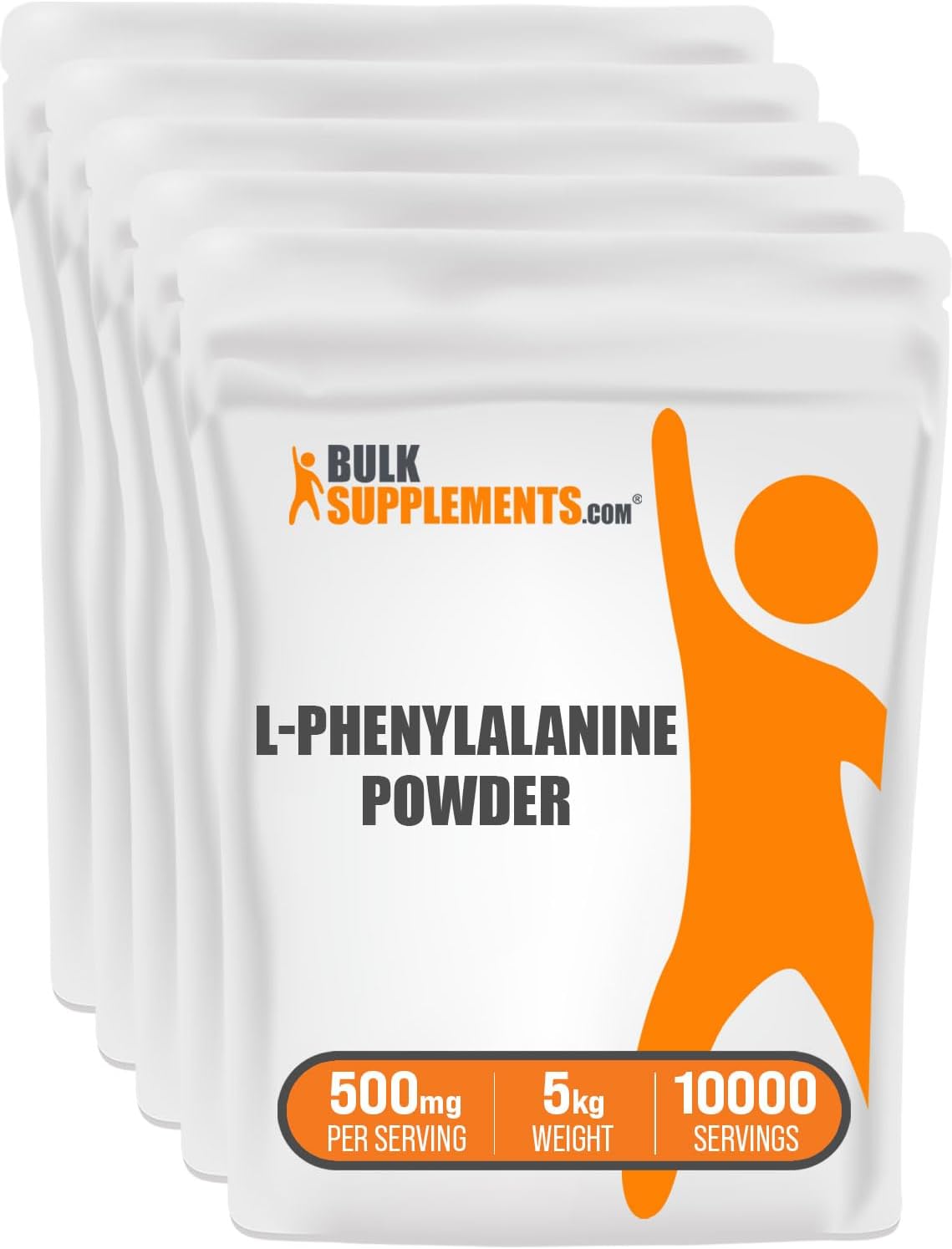 BulkSupplements.com L-Phenylalanine Powder – Phenylalanine Supplement, 500mg per Serving, 1kg - görsel 7