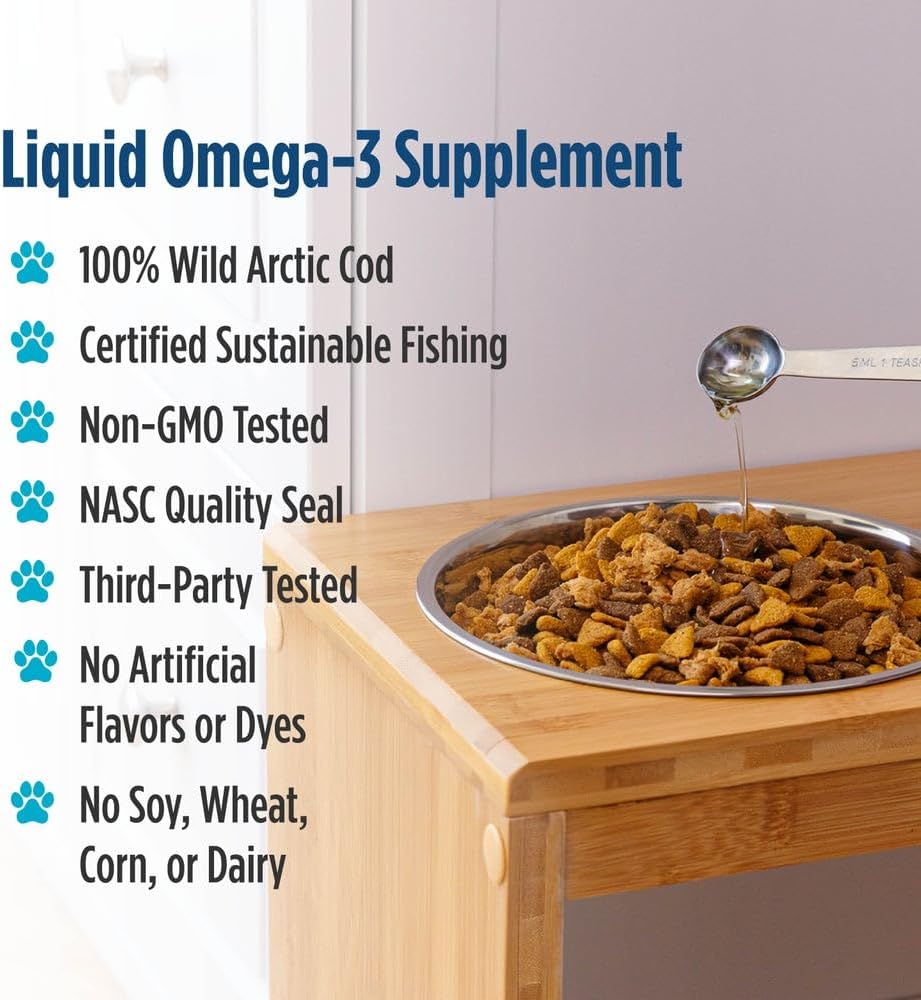 Nordic Naturals Pet Cod Liver Oil, Unflavoured - 473 ml - görsel 4