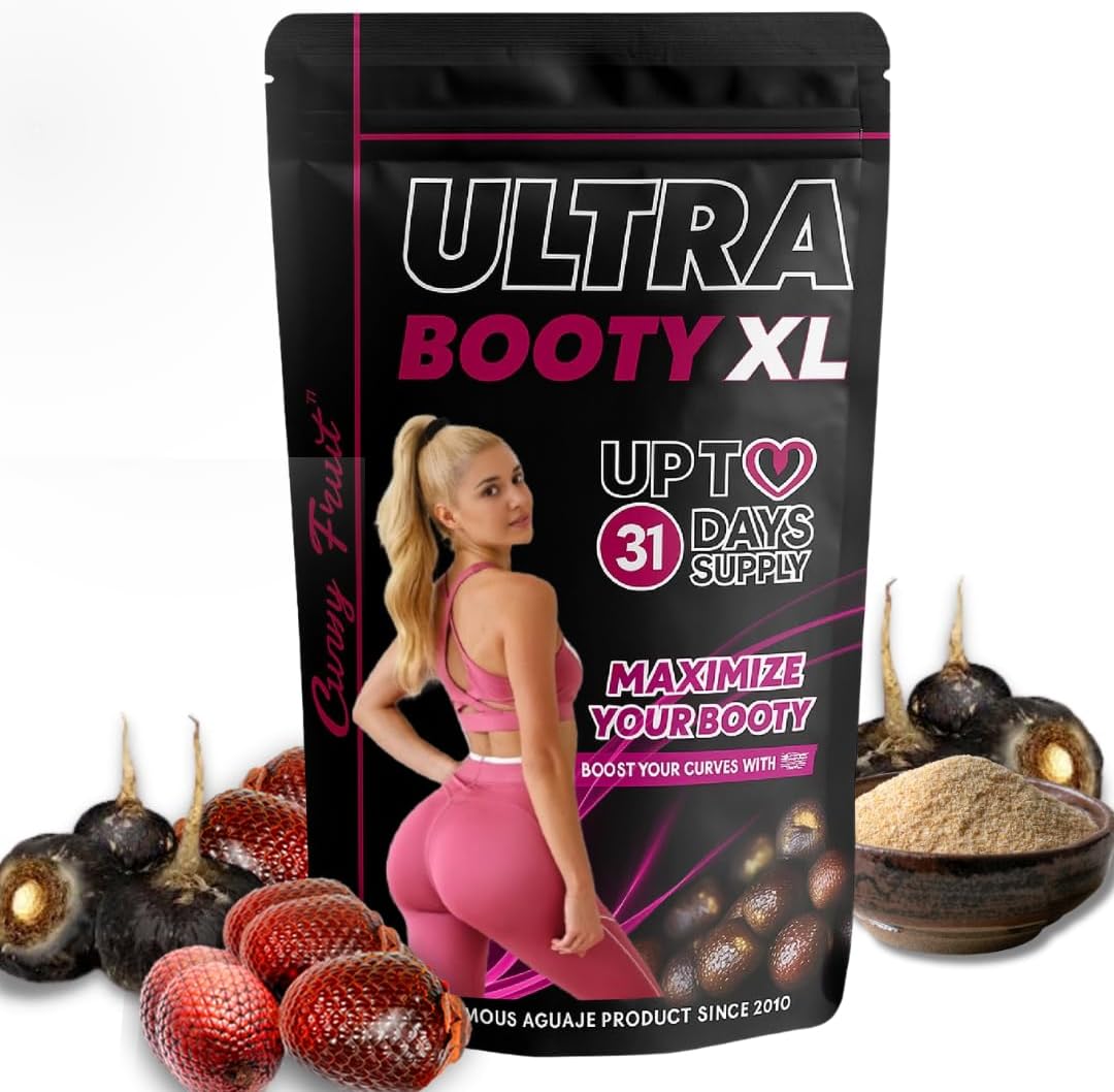 Maximum Glute Growth – Ultra Booty Powder with Aguaje + Black Maca – Glute Volume Supplement for Women - görsel 1