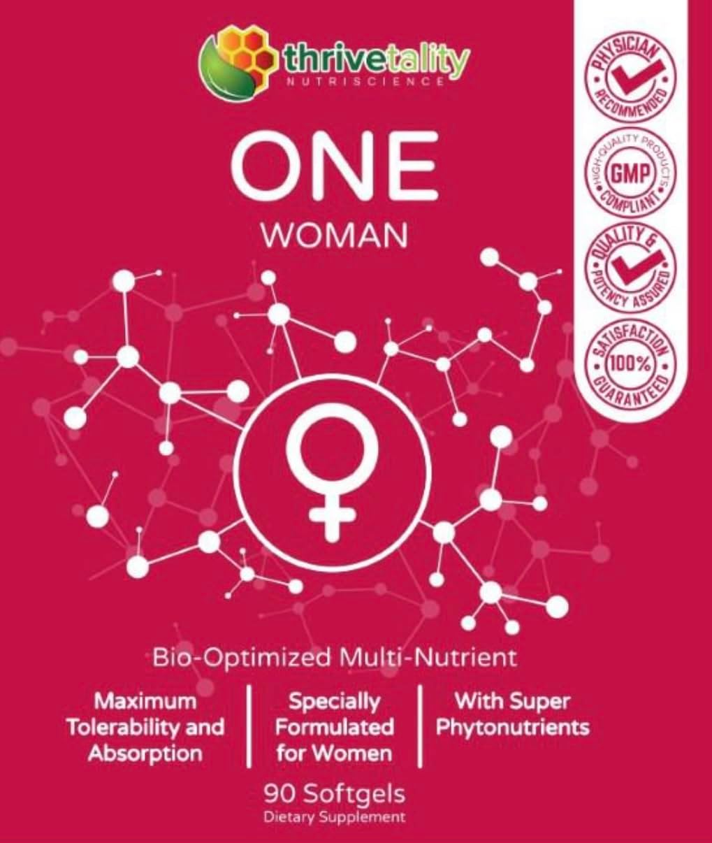 ONE Woman Bio-Optimised Multi-Nutrient – Women's Multivitamin by Thrivetality - görsel 3