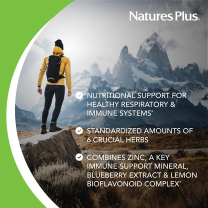 NaturesPlus Advanced Therapeutics Aller-7 Rx-Respiration - 60 Vegetarian Capsules