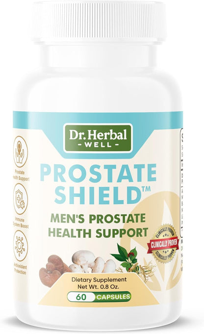 DR. HERBAL WELL Prostate Shield – Natural Herbal Support for Prostate & Immune Health