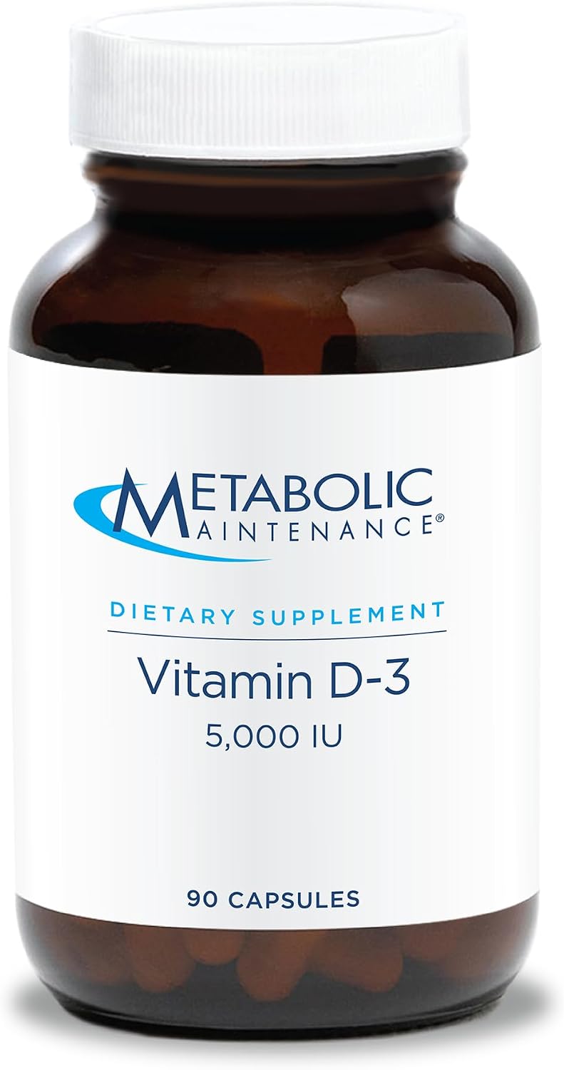Metabolic Maintenance Vitamin D3 5000 IU - 90 Capsules - görsel 1