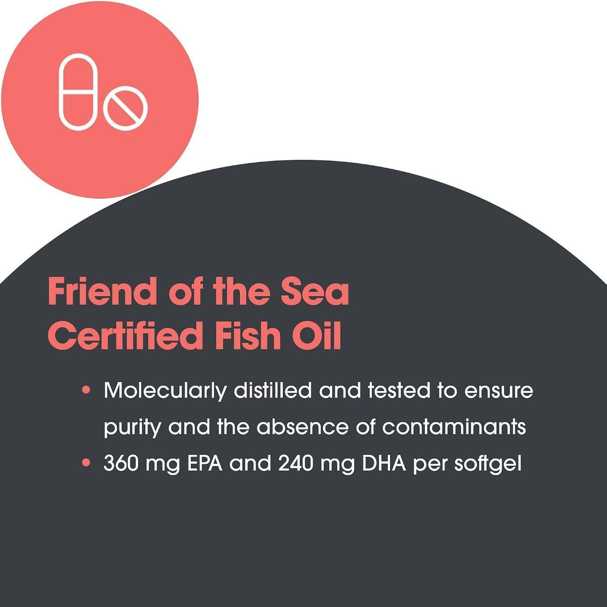 ARG Super EPA - Concentrated Omega-3 Fish Oil - 720 mg EPA & 480 mg DHA - 60 Softgels - görsel 7