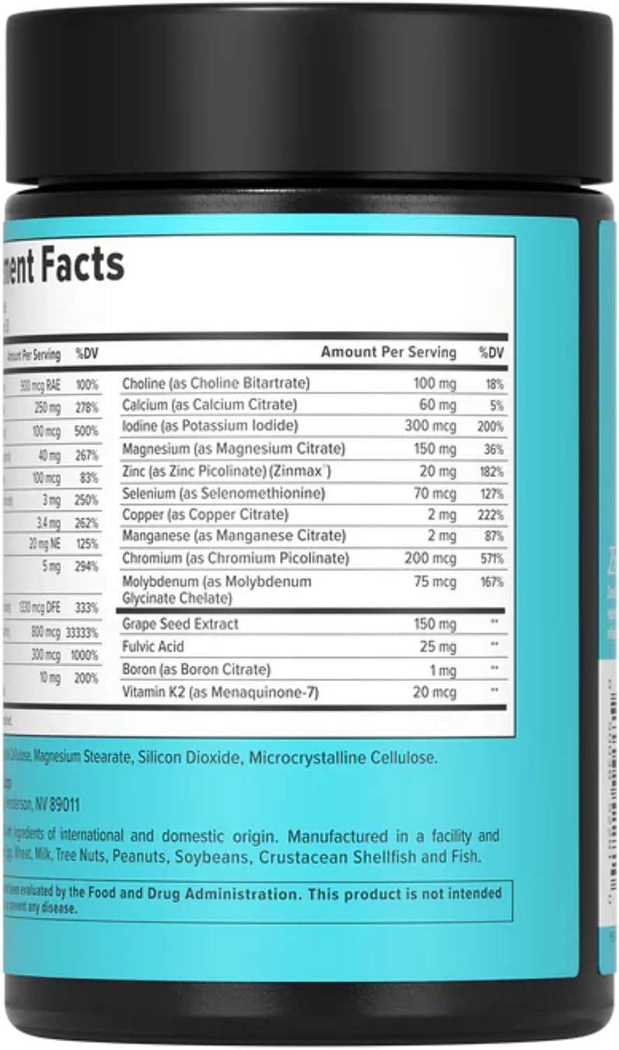 Inno Bio-Methyl Multi - Methylated Multivitamin with Magnesium, Folate, Zinc, and Vitamins (90 Capsules) - görsel 5