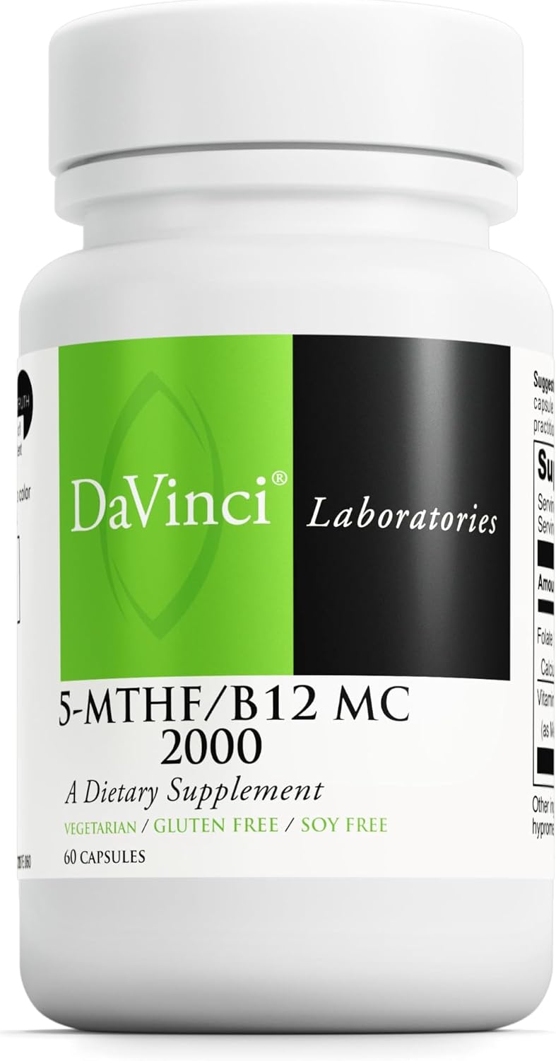DAVINCI Labs - 5-MTHF/B12 MC 2000 - 60 Capsules - görsel 1