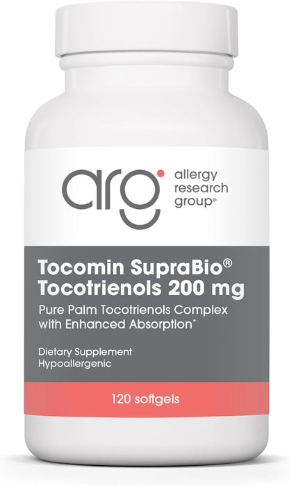 Tocomin SupraBio Tocotrienols 200 mg - Palm Oil Vitamin E - 120 Soft gel capsules
