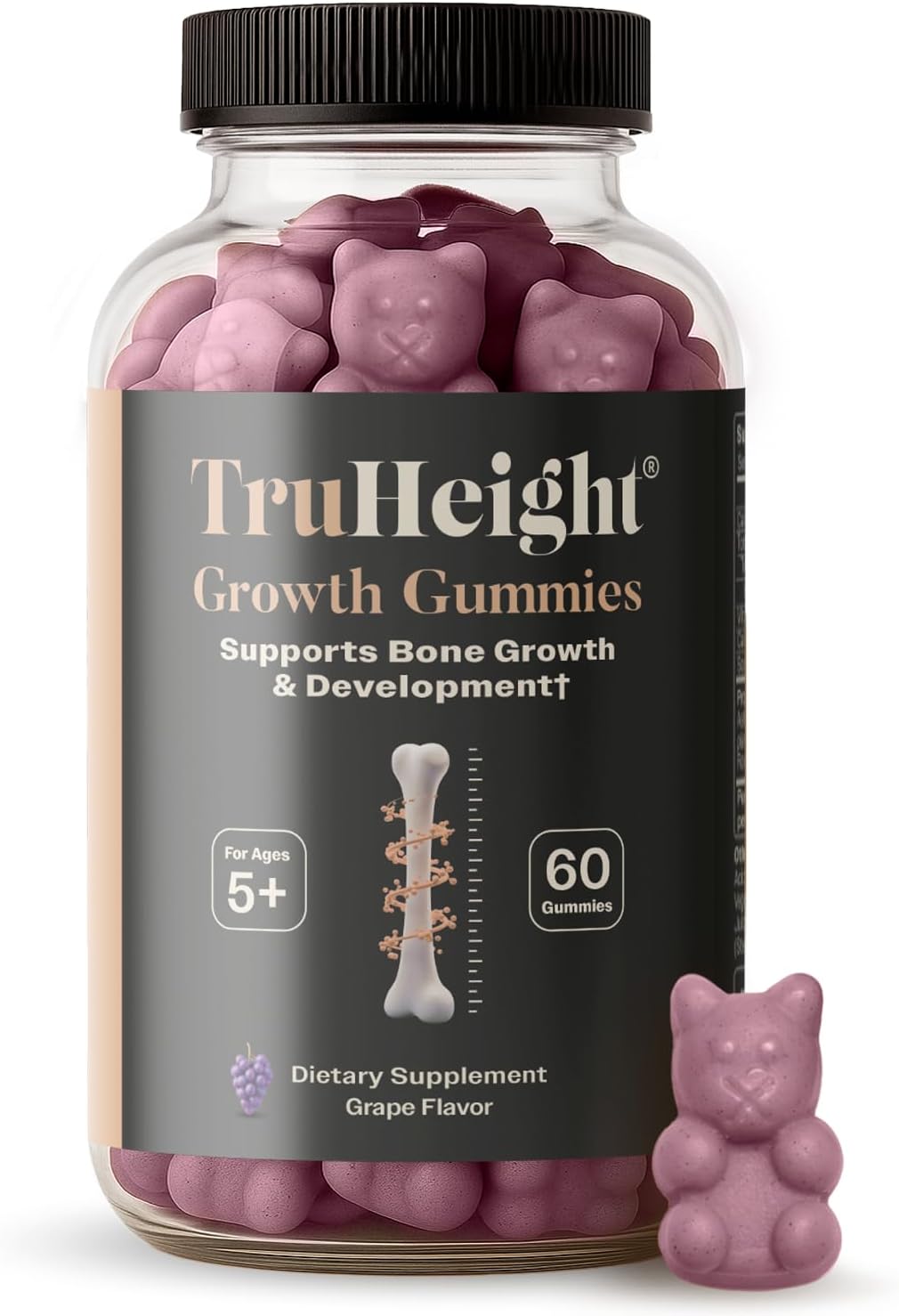 TruHeight Growth Gummies (Watermelon) - Natural Growth Supplement for Children & Teenagers with Vitamin D, K, Calcium & Ashwagandha - görsel 10