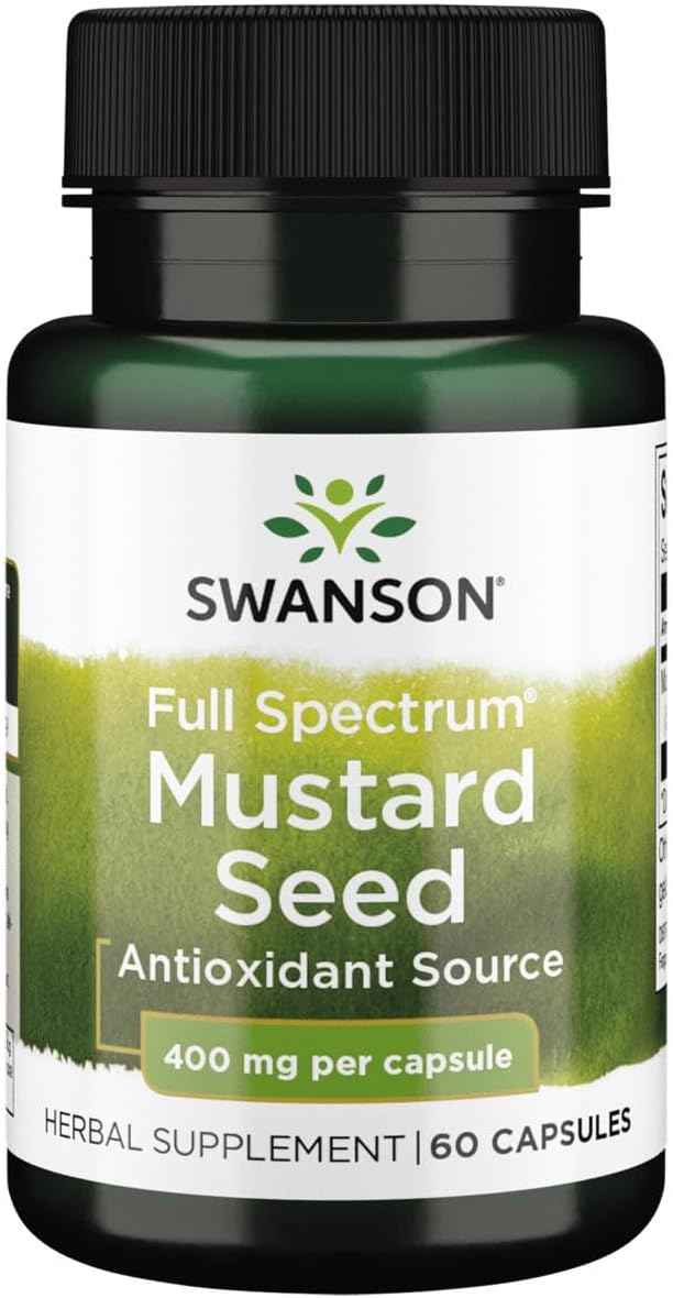 Swanson Full Spectrum Mustard Seed, 400 mg, 60 Capsules (2-Pack) - görsel 2