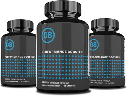 Zonata (3 Pack) Performer 8 Capsules, 8 Performance Enhancer, 270 Capsules