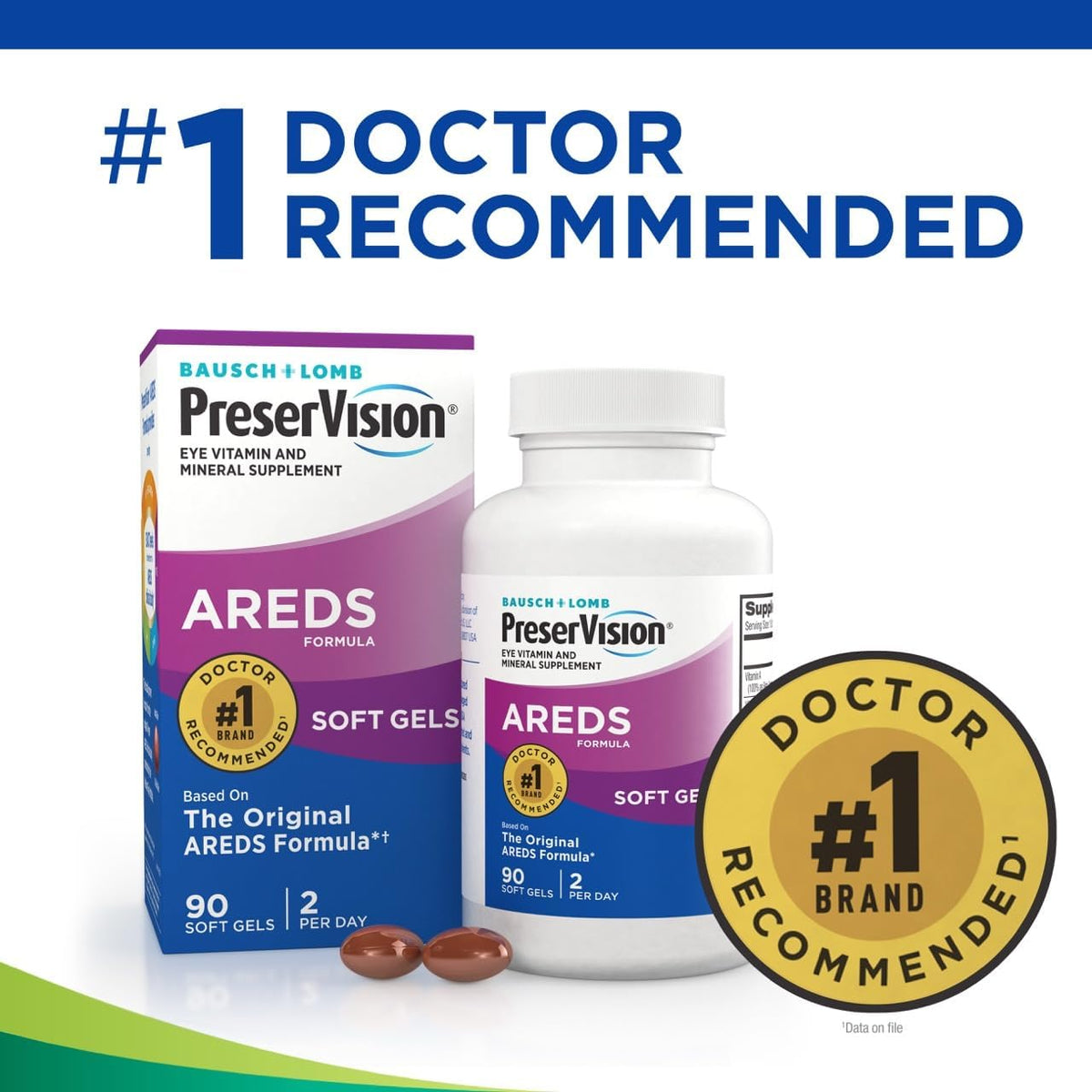 PreserVision AREDS Eye Vitamins | Multivitamin for Eye Health | 90 Soft gel capsules - görsel 4