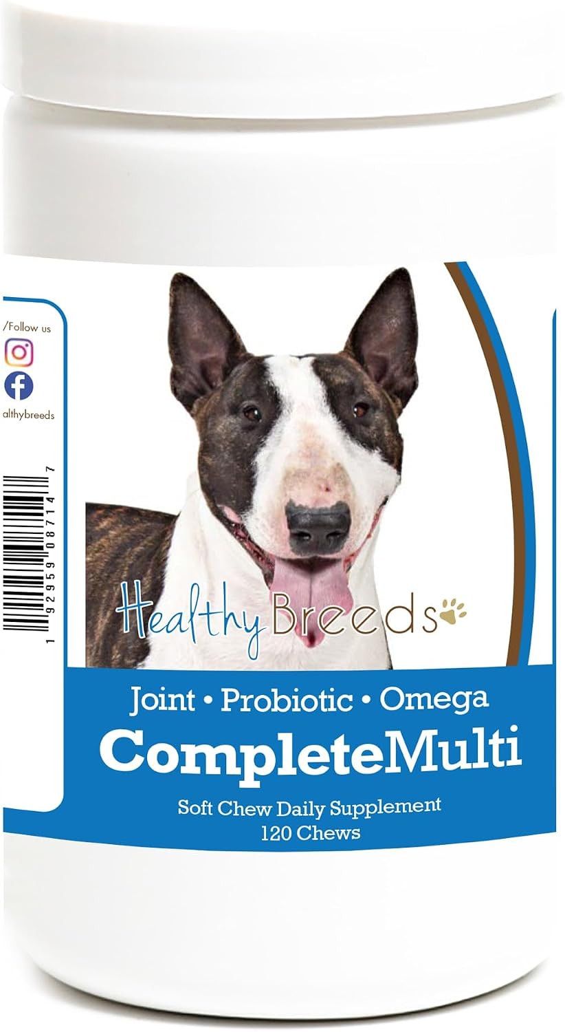 Healthy Breeds Miniature Bull Terrier All in One Multivitamin Soft Chew 120 Count - görsel 1