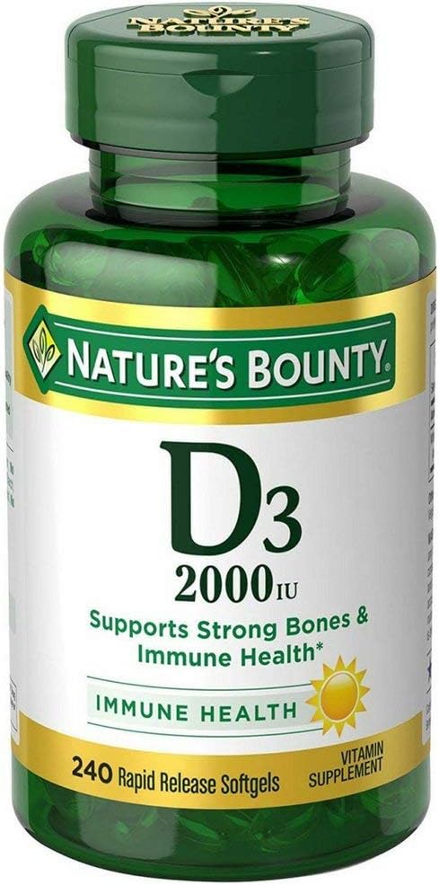 Nature's Bounty D3-2000 IU Super Strength - 150 Softgels, Pack of 6 - görsel 7
