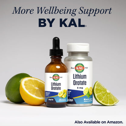 KAL SAM-e 200mg – S-Adenosyl-L-Methionine Supplement for Nervous System, Wellbeing and Mood Support – Enhanced Absorption, Vegetarian, 30 Veg Capsules