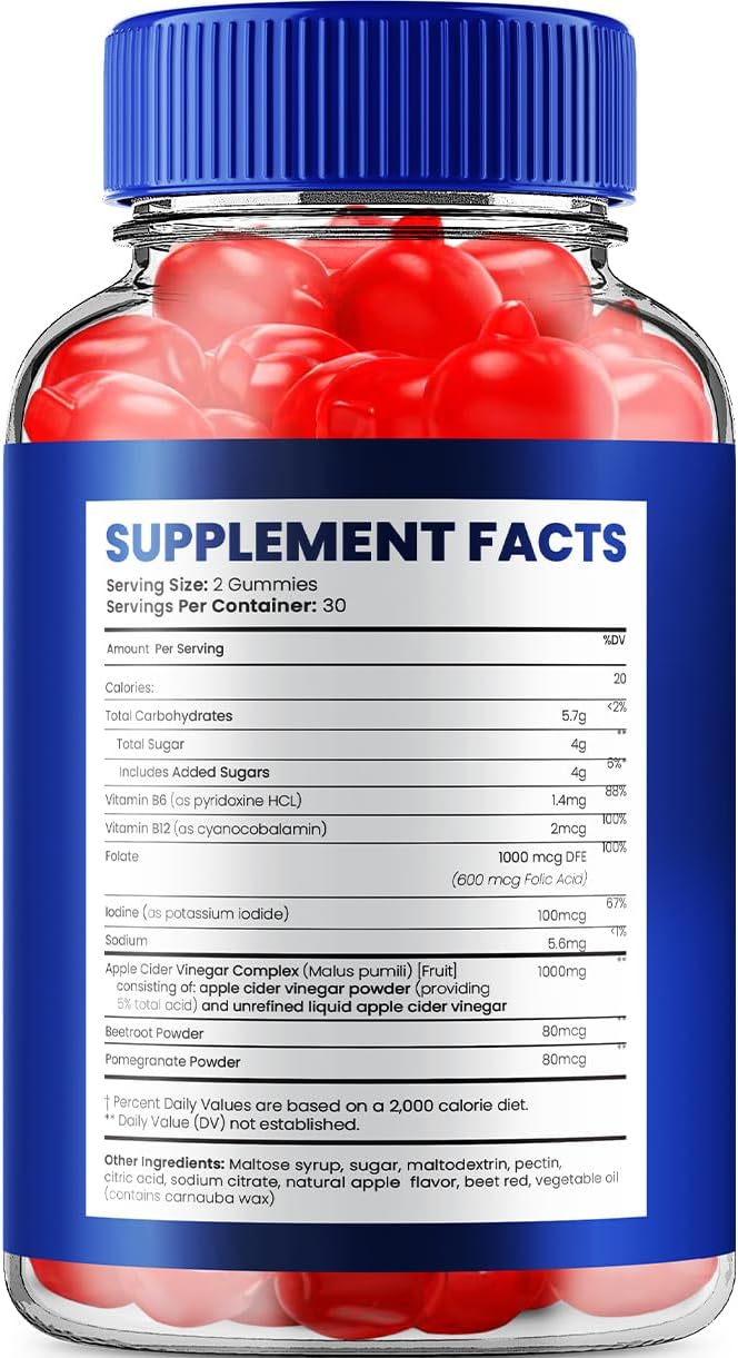 Full Body Health Keto ACV Gummies Advanced (2 Pack) – 120 Gummies - görsel 6