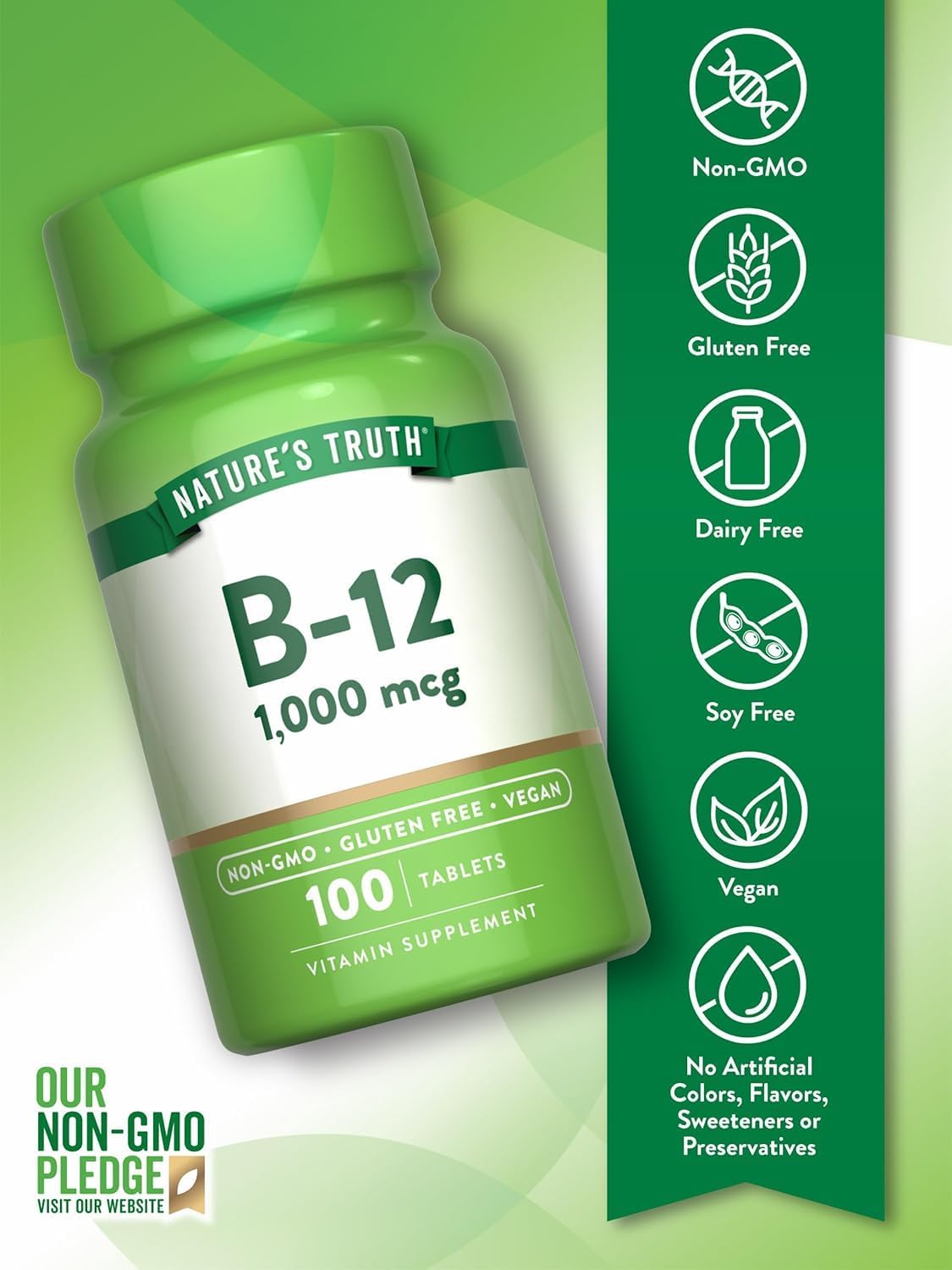 Nature's Truth B-12 1000 mcg, 150 Quick Release Softgels (Value Pack of 2) - görsel 5