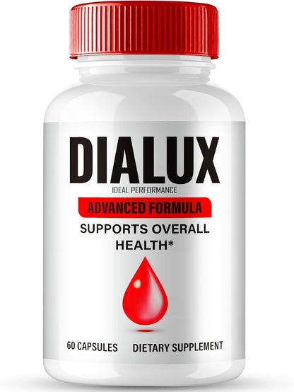 IDEAL PERFORMANCE Dialux Blood Capsules – Premium Formula for Healthy Circulation & Stable Levels (60 Capsules)