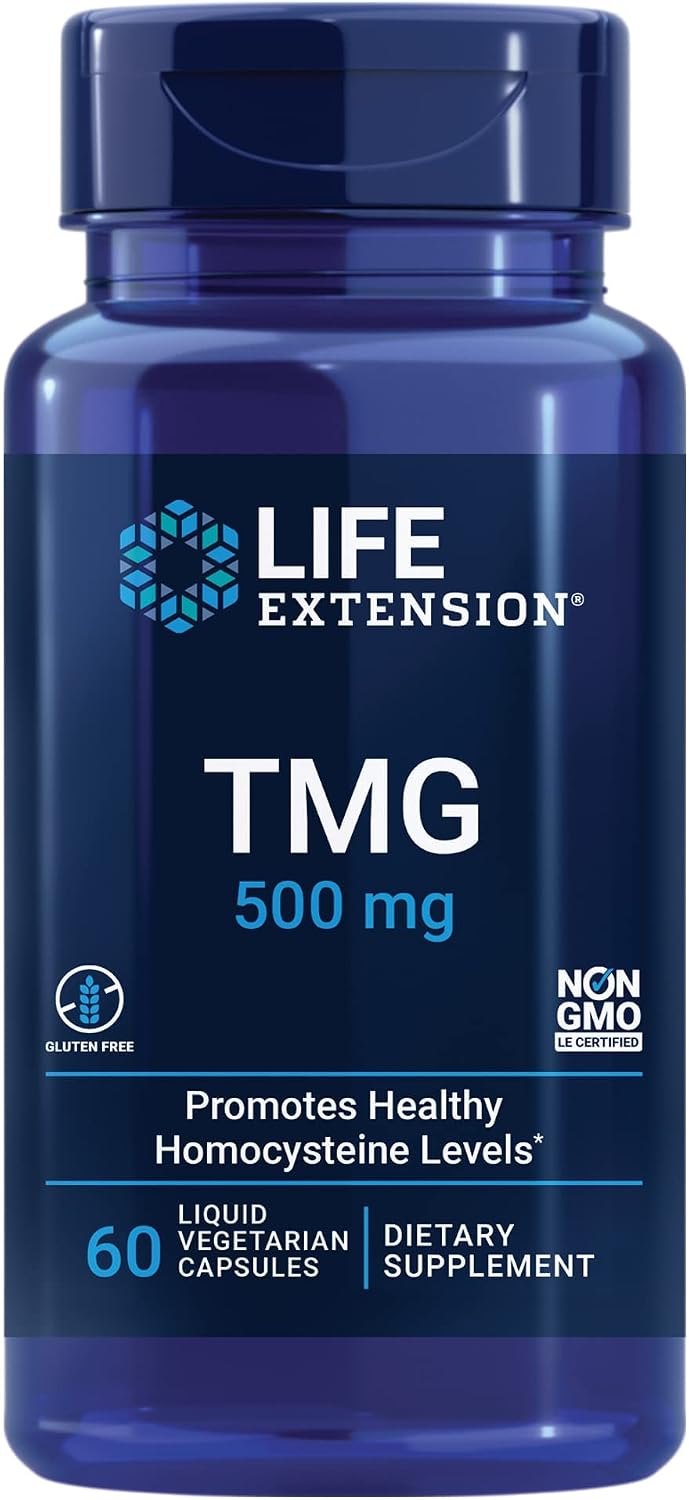 Life Extension TMG, Trimethylglycine, 60 Capsules - görsel 1