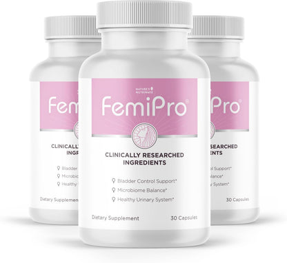 FemiPro – Herb & Probiotic Blend for Bladder Support, 30 Capsules, 1 Month Supply