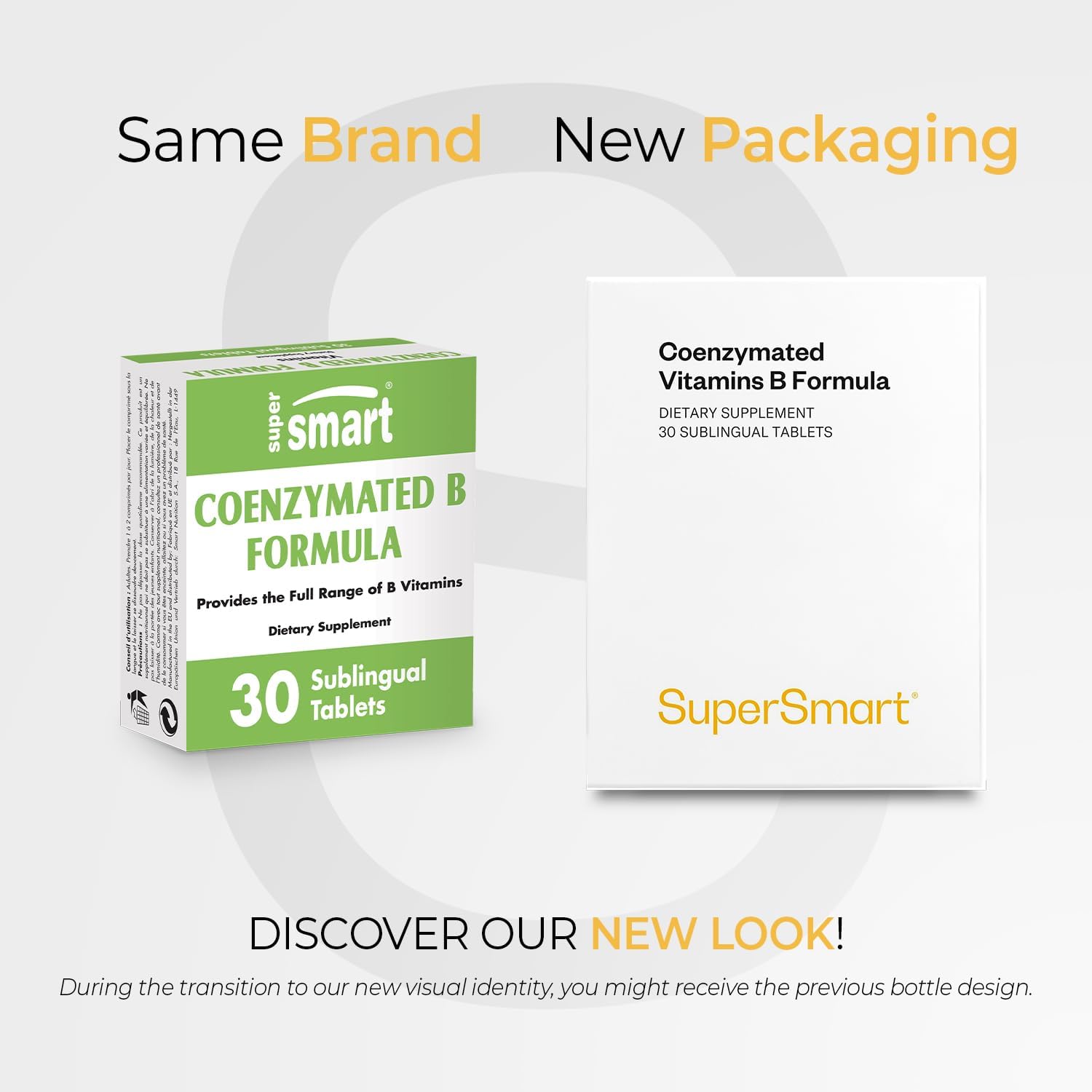 Supersmart Coenzymated B Formula - Active B Complex Supplement - 30 Sublingual Tablets - görsel 2