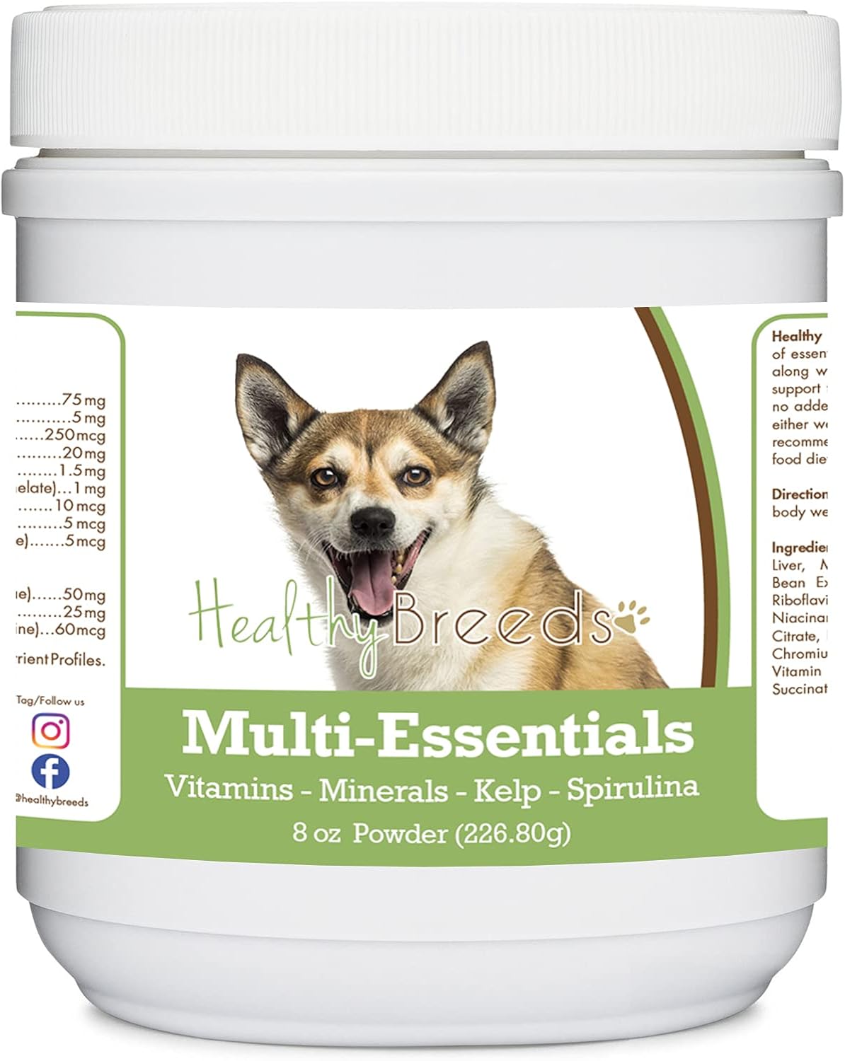 Healthy Breeds Norwegian Lundehund Multi-Essentials Powder for Dogs - 227 g - görsel 1