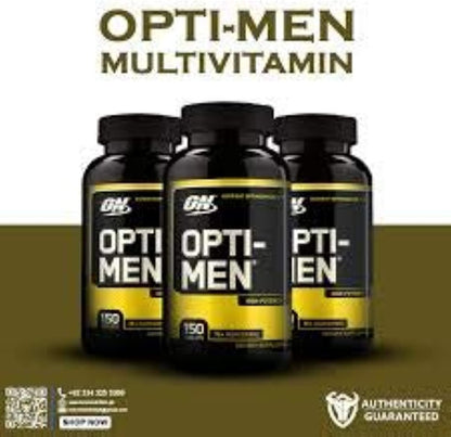 Optimum Nutrition Opti-Men Food Supplement, 150 Tablets