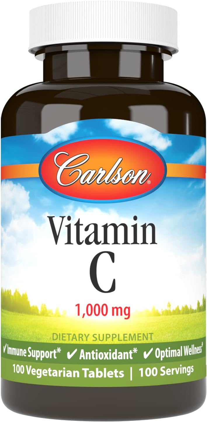 Carlson Vitamin C 1,000 mg, 100 Tablets - görsel 1