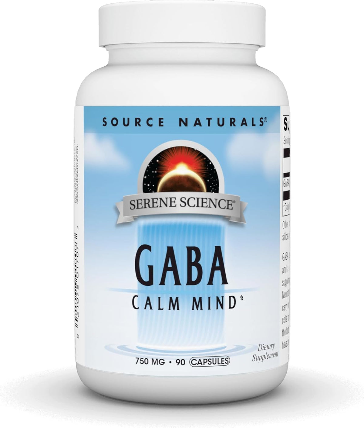 Source Naturals Serene Science GABA, for a Calm Mind, 750mg – 45 Capsules - görsel 7